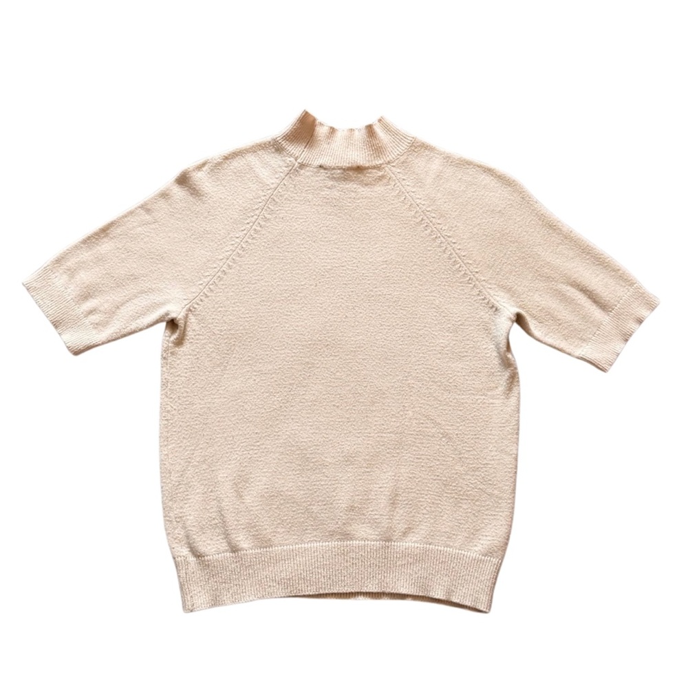 Ann Taylor Mock Neck Sweater Blouse Small